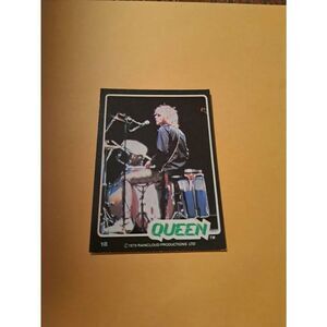 Vintage 1979 Raincloud Productions Queen Trading Card #18 Rock Band Memorabilia